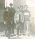 Воспитаники отделения тяжелой атлетики, 1987 год.